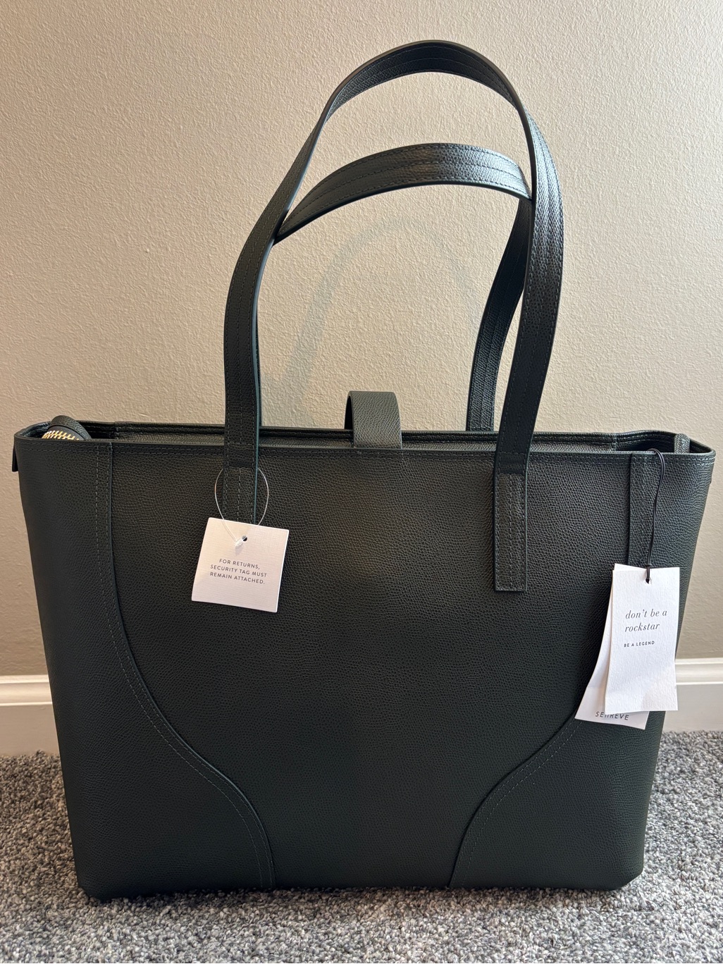 Nwt Senreve Tote In Forest Green — image 2 of 7